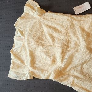 Brand new cream lace dress